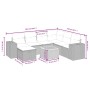 Set de sofás de jardín 8 pzas y cojines ratán sintético gris de , Conjuntos de jardín - Ref: Foro24-3265190, Precio: 478,52 €...