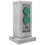 Garden plug with plastic column sunset sensor by vidaXL, wall sockets - Ref: Foro24-46356, Price: 44,44 €, Discount: %