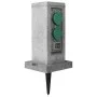 Garden plug with plastic column sunset sensor by vidaXL, wall sockets - Ref: Foro24-46356, Price: 44,44 €, Discount: %