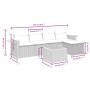 Set de muebles de jardín 6 pzas y cojines ratán sintético gris de , Conjuntos de jardín - Ref: Foro24-3265512, Precio: 341,66...