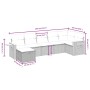 Set sofás de jardín 7 piezas y cojines ratán sintético beige de , Conjuntos de jardín - Ref: Foro24-3265531, Precio: 514,20 €...