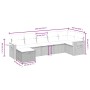 Set de sofás de jardín 7 piezas con cojines ratán PE gris de , Conjuntos de jardín - Ref: Foro24-3265533, Precio: 427,95 €, D...