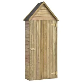 Garden tool shed with pine wood door 69.5x32x178cm by vidaXL, Sheds - Ref: Foro24-46358, Price: 182,00 €, Discount: %