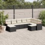 Set de sofás de jardín 8 piezas y cojines ratán sintético negro de , Conjuntos de jardín - Ref: Foro24-3226539, Precio: 460,8...
