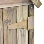 Caseta herramientas jardín con puerta madera pino 69,5x32x178cm de vidaXL, Cobertizos - Ref: Foro24-46358, Precio: 182,00 €, ...