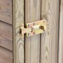 Caseta herramientas jardín con puerta madera pino 69,5x32x178cm de vidaXL, Cobertizos - Ref: Foro24-46358, Precio: 192,93 €, ...
