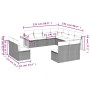 Set de sofás de jardín 11 pzas y cojines ratán sintético gris de , Conjuntos de jardín - Ref: Foro24-3227768, Precio: 644,72 ...