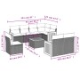 Set de muebles de jardín 9 pzas y cojines ratán sintético gris de , Conjuntos de jardín - Ref: Foro24-3227852, Precio: 561,48...