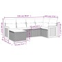 Set de muebles de jardín 6 pzas y cojines ratán sintético gris de , Conjuntos de jardín - Ref: Foro24-3227859, Precio: 361,91...