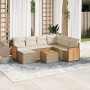 Juego de sofás de jardín con cojines beige 8 pzas ratán PE de , Conjuntos de jardín - Ref: Foro24-3227892, Precio: 468,57 €, ...