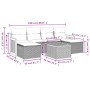 Set de sofás de jardín 7 piezas con cojines ratán PE gris de , Conjuntos de jardín - Ref: Foro24-3227908, Precio: 371,45 €, D...