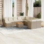 Set de sofás de jardín 12 pzas y cojines ratán sintético marrón de , Conjuntos de jardín - Ref: Foro24-3256310, Precio: 792,7...