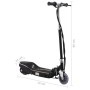 Patinete eléctrico con LED negro 120 W de vidaXL, Patinetes - Ref: Foro24-91960, Precio: 178,81 €, Descuento: %