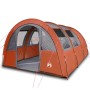 Tienda de camping con túnel 4 personas impermeable gris naranja de , Tiendas de campaña - Ref: Foro24-94402, Precio: 226,96 €...