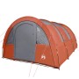 Tienda de camping con túnel 4 personas impermeable gris naranja de , Tiendas de campaña - Ref: Foro24-94402, Precio: 226,96 €...