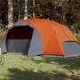 Tienda familiar Crossvent 8 personas impermeable gris y naranja de , Tiendas de campaña - Ref: Foro24-94423, Precio: 167,90 €...