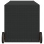 Caja de almacenaje jardín con ruedas ratán sintético negro 283L de , Cajas de almacenaje para exteriores - Ref: Foro24-365316...