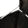 Caja de almacenaje jardín con ruedas ratán sintético negro 283L de , Cajas de almacenaje para exteriores - Ref: Foro24-365316...