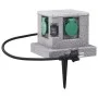 Enchufe de jardín con sensor de ocaso plástico de vidaXL, Enchufes de pared - Ref: Foro24-46355, Precio: 45,38 €, Descuento: %