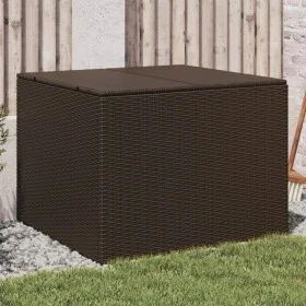 Brown synthetic rattan garden storage box 291L by , Outdoor storage boxes - Ref: Foro24-365337, Price: 123,83 €, Discount: %