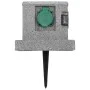 Enchufe de jardín con sensor de ocaso plástico de vidaXL, Enchufes de pared - Ref: Foro24-46355, Precio: 45,38 €, Descuento: %
