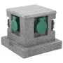Enchufe de jardín con sensor de ocaso plástico de vidaXL, Enchufes de pared - Ref: Foro24-46355, Precio: 45,38 €, Descuento: %