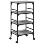 Sonoma gray engineered wood kitchen cart 45x35x89.5 cm by , Kitchen and dining carts - Ref: Foro24-842329, Price: 57,14 €, Di...