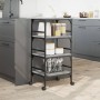 Carrito de cocina madera ingeniería gris Sonoma 45x35x89,5 cm de , Carros de cocina y comedor - Ref: Foro24-842329, Precio: 5...