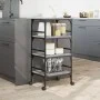 Sonoma gray engineered wood kitchen cart 45x35x89.5 cm by , Kitchen and dining carts - Ref: Foro24-842329, Price: 57,14 €, Di...