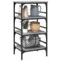 Sonoma gray engineered wood kitchen cart 45x35x89.5 cm by , Kitchen and dining carts - Ref: Foro24-842329, Price: 57,14 €, Di...