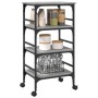 Carrito de cocina madera ingeniería gris Sonoma 45x35x89,5 cm de , Carros de cocina y comedor - Ref: Foro24-842329, Precio: 5...