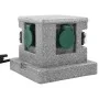 Enchufe de jardín con sensor de ocaso plástico de vidaXL, Enchufes de pared - Ref: Foro24-46355, Precio: 45,38 €, Descuento: %