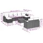 Garden sofa set with beige cushions 10 pieces synthetic rattan by , Modular outdoor sofas - Ref: Foro24-3224336, Price: 639,0...