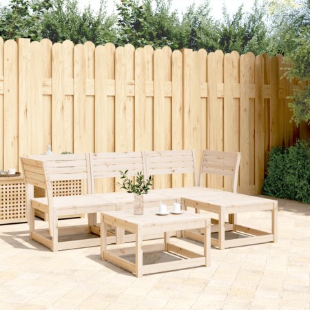 Juego de muebles de jardín 4 piezas madera maciza de pino de , Conjuntos de jardín - Ref: Foro24-3216905, Precio: 266,54 €, D...