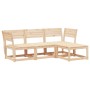 Juego de muebles de jardín 4 piezas madera maciza de pino de , Conjuntos de jardín - Ref: Foro24-3216905, Precio: 266,54 €, D...