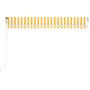 Toldo automático LED sensor de viento amarillo blanco 400x350cm de , Toldos - Ref: Foro24-3068993, Precio: 607,14 €, Descuent...