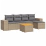 Juego de sofás jardín con cojines 6 pzas ratán sintético beige de , Conjuntos de jardín - Ref: Foro24-3225422, Precio: 346,58...