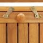 Banco de almacenaje con cojín de madera maciza de acacia 170 cm de vidaXL, Bancos de jardín - Ref: Foro24-45912, Precio: 335,...