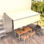 Toldo retráctil manual con persiana crema 5x3 m de , Toldos - Ref: Foro24-3069457, Precio: 533,27 €, Descuento: %