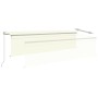 Toldo retráctil manual con persiana crema 5x3 m de , Toldos - Ref: Foro24-3069457, Precio: 533,27 €, Descuento: %