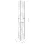 Gabion wall baskets 3 pcs galvanized steel 25x25x197cm by vidaXL, fence panels - Ref: Foro24-145088, Price: 77,32 €, Discount: %