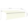 Toldo retráctil manual con persiana crema 5x3 m de , Toldos - Ref: Foro24-3069457, Precio: 533,27 €, Descuento: %