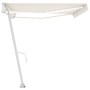Toldo automático con LED y sensor de viento crema 500x300 cm de , Toldos - Ref: Foro24-3069592, Precio: 832,15 €, Descuento: %
