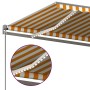 Toldo manual retráctil con LED amarillo y blanco 6x3,5 m de , Toldos - Ref: Foro24-3070283, Precio: 727,08 €, Descuento: %