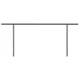 Toldo retráctil manual con postes azul y blanco 6x3,5 m de , Toldos - Ref: Foro24-3070276, Precio: 683,43 €, Descuento: %