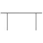 Toldo retráctil manual con postes azul y blanco 6x3,5 m de , Toldos - Ref: Foro24-3070276, Precio: 709,46 €, Descuento: %