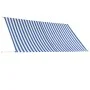 Toldo retráctil 300x150 cm azul y blanco de , Toldos - Ref: Foro24-143749, Precio: 64,02 €, Descuento: %