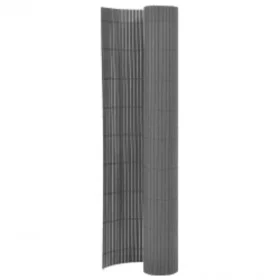 Grauer doppelseitiger Gartenzaun 110x400 cm von , Zaunpaneele - Ref: Foro24-317160, Preis: 62,58 €, Rabatt: %