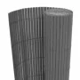 Grauer doppelseitiger Gartenzaun 110x400 cm von , Zaunpaneele - Ref: Foro24-317160, Preis: 62,58 €, Rabatt: %