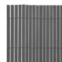 Grauer doppelseitiger Gartenzaun 110x400 cm von , Zaunpaneele - Ref: Foro24-317160, Preis: 62,58 €, Rabatt: %